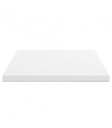 Piano Quadrato Nobilitato per Tavolo 25 mm Bianco