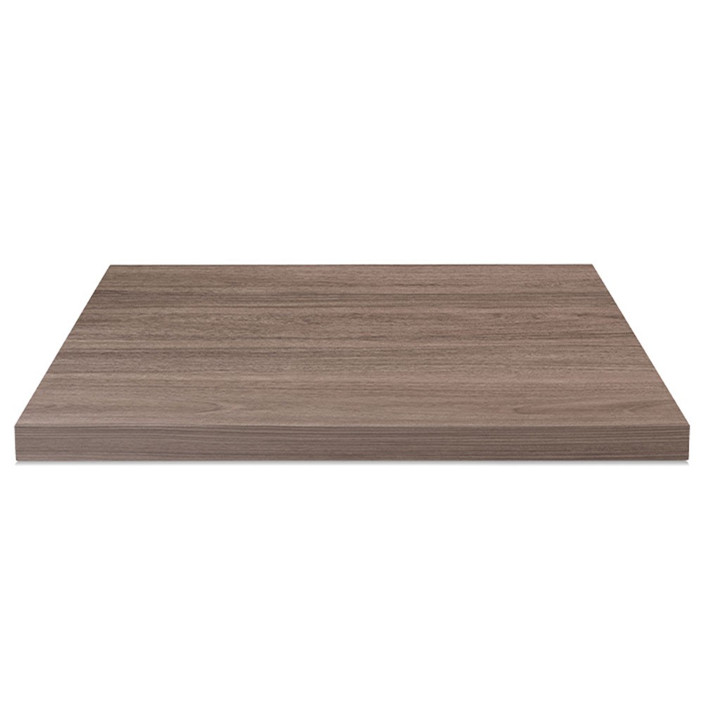 Piano Quadrato Nobilitato per Tavolo 25 mm Noce Chiaro