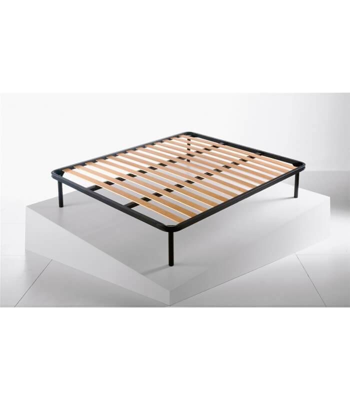 Letto Con Doghe In Legno