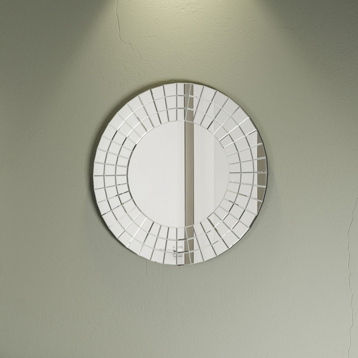 Specchio con Cornice Moderna Argento