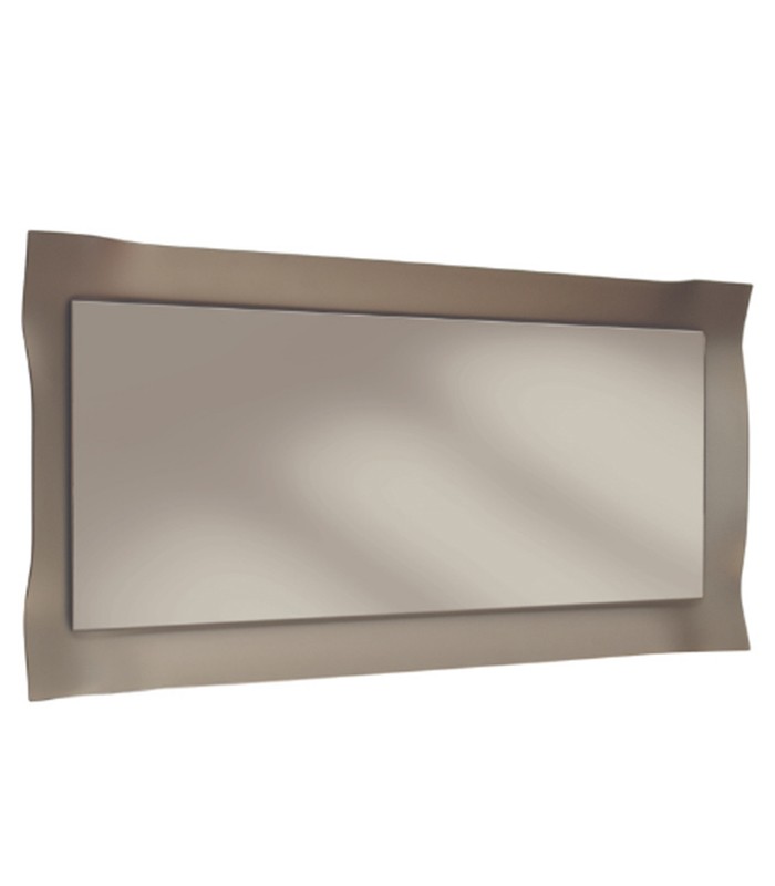 Specchio Orizzontale Cornice Vetro Bronzo