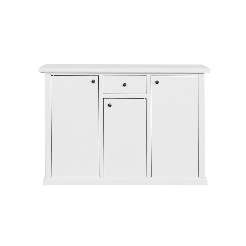 Credenza in legno con zoccolo