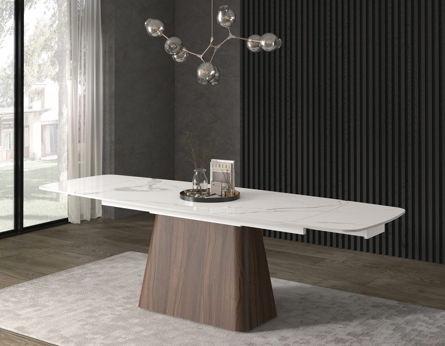 Tavolo Allungabile in Ceramica da 160 cm a 240 cm
