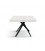 Tavolo allungabile con gambe incrociate e piano rovere rustico