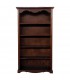 Libreria in legno classica 4 ripiani Noce