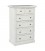 Cassettiera in legno Shabby chic Bianco Anticato 4+2 cassetti