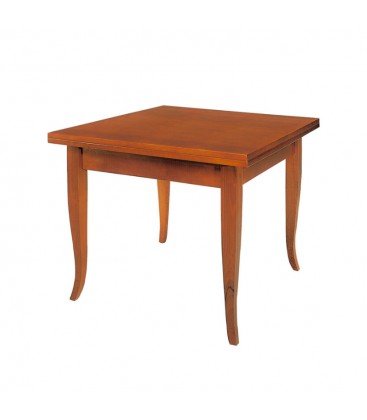 Tavolo legno allungabile quadrato Noce