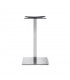 Base Colonna Slim con Basamento Piatto – Acciaio Satinato
