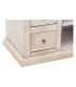Porta Tv Classico con 4 cassettini Colore Anticato Bianco e Noce