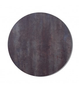 Piano Rotondo per tavolo in HPL Corten