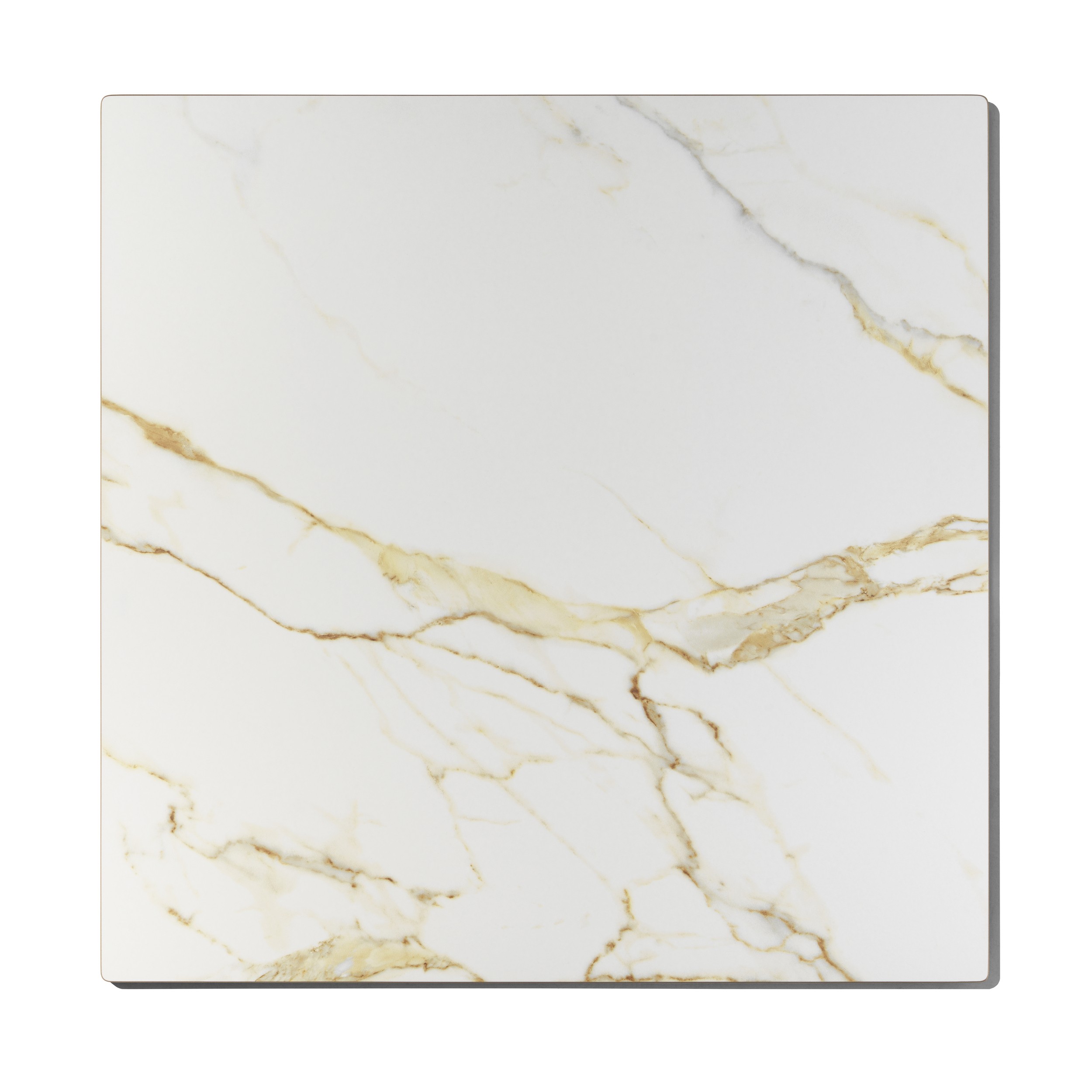 Piano per tavolo in Gres Porcellanato effetto Calacatta Gold