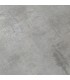 Tavolo Base in Metallo Bianco e Piano Finitura Grigio Cemento con 2 allunghe