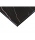 Tavolo Allungabile con Base in Metallo Bronzo e Piano in Ceramica Nero Opaco