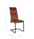 Sedia Thelma in Velluto Ruggine