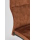 Sedia Thelma in Velluto Ruggine