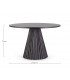 Tavolo Orissa in legno di mango Ø120 - Nero
