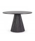 Tavolo Orissa in legno di mango Ø120 - Nero
