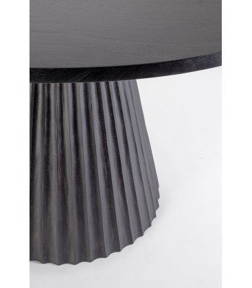 Tavolo Orissa in legno di mango Ø120 - Nero
