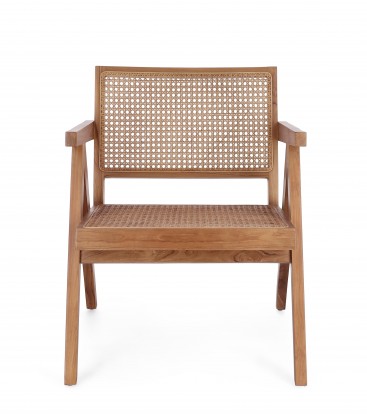 Poltrona Lounge Galia Legno Naturale