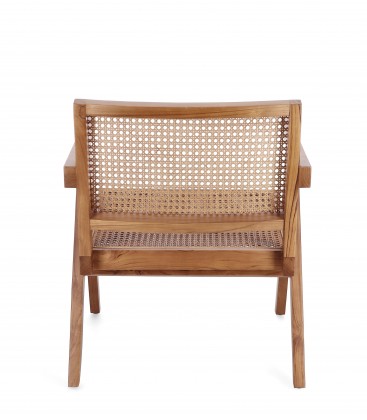 Poltrona Lounge Galia Legno Naturale