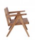Poltrona Lounge Galia Legno Naturale