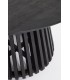 Tavolo Odion in legno di mango nero diametro 130