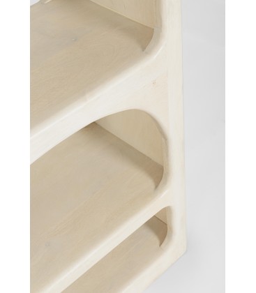 Tavolo Odion in legno di mango nero diametro 130