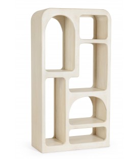 Tavolo Odion in legno di mango nero diametro 130
