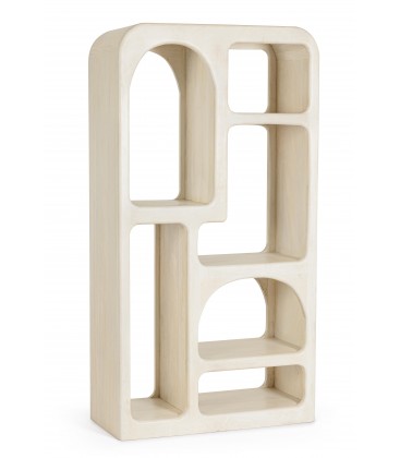 Tavolo Odion in legno di mango nero diametro 130
