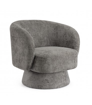 Poltrona Girevole Julienne Grigio Scuro