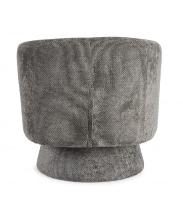 Poltrona Girevole Julienne Grigio Scuro