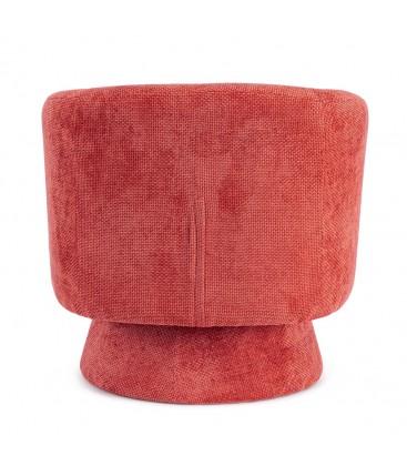 Poltrona Girevole Julienne Rosso Cherry