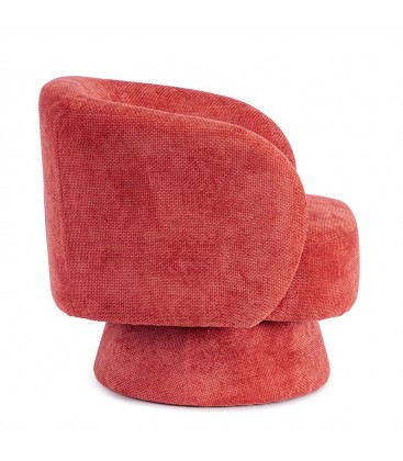 Poltrona Girevole Julienne Rosso Cherry