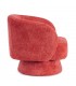 Poltrona Girevole Julienne Rosso Cherry