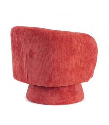 Poltrona Girevole Julienne Rosso Cherry