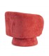 Poltrona Girevole Julienne Rosso Cherry