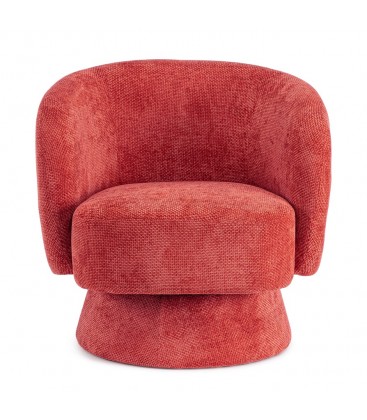 Poltrona Girevole Julienne Rosso Cherry