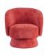 Poltrona Girevole Julienne Rosso Cherry