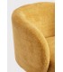 Poltrona Girevole Julienne Giallo Senape
