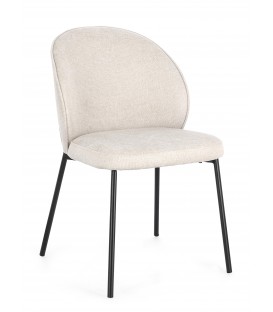 Sedia WENDY Nero/Beige