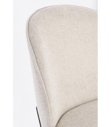 Sedia WENDY Nero/Beige