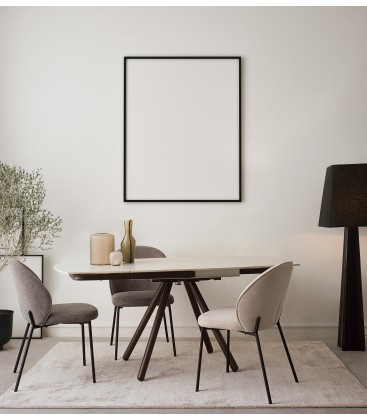 Sedia WENDY Nero/Grigio Scuro