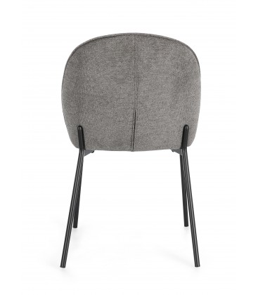 Sedia WENDY Nero/Grigio Scuro