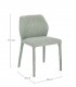 Sedia imbottita in tessuto LIBBY RAINY