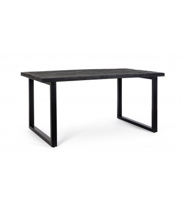 Tavolo Rettangolare HASTINGS in Legno di Mango Nero 160x90