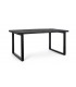Tavolo Rettangolare HASTINGS in Legno di Mango Nero 160x90
