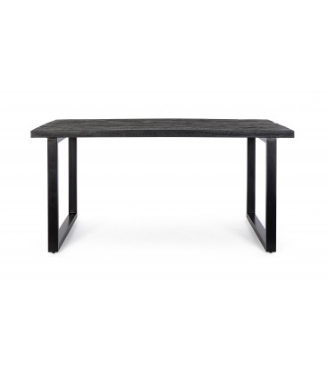 Tavolo Rettangolare HASTINGS in Legno di Mango Nero 160x90