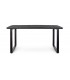 Tavolo Rettangolare HASTINGS in Legno di Mango Nero 160x90