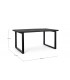 Tavolo Rettangolare HASTINGS in Legno di Mango Nero 160x90