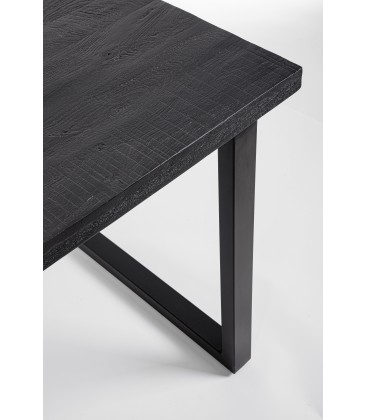 Tavolo Rettangolare HASTINGS in Legno di Mango Nero 160x90